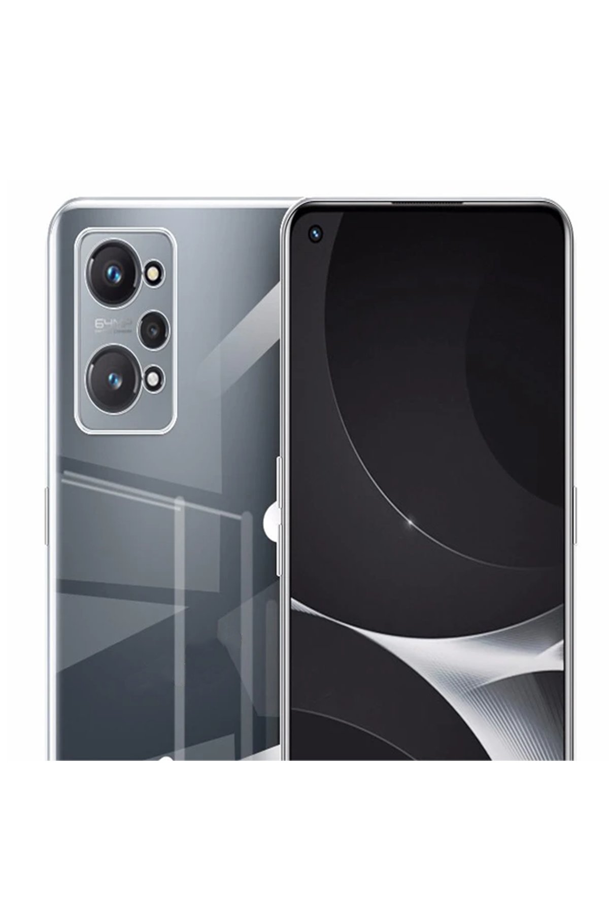  Realme GT2 5G Kılıf Lüx Şeffaf Silikon
