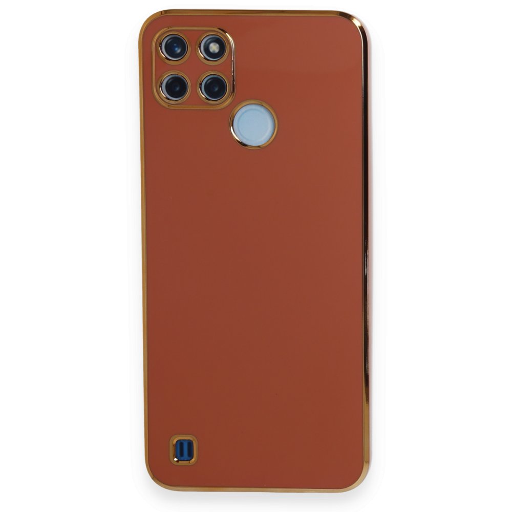  Realme C21Y Kılıf Volet Silikon - Kırmızı