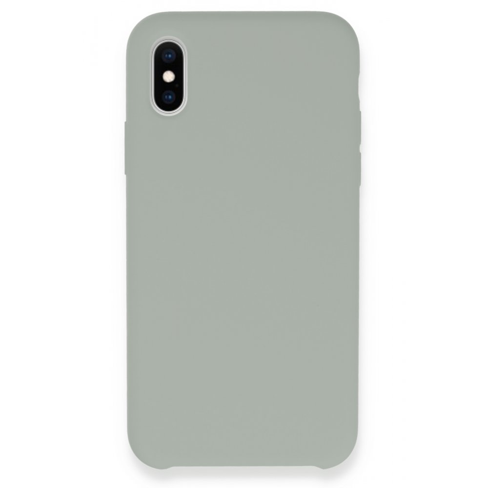  iPhone X Kılıf Lansman Legant Silikon - Açık Gri