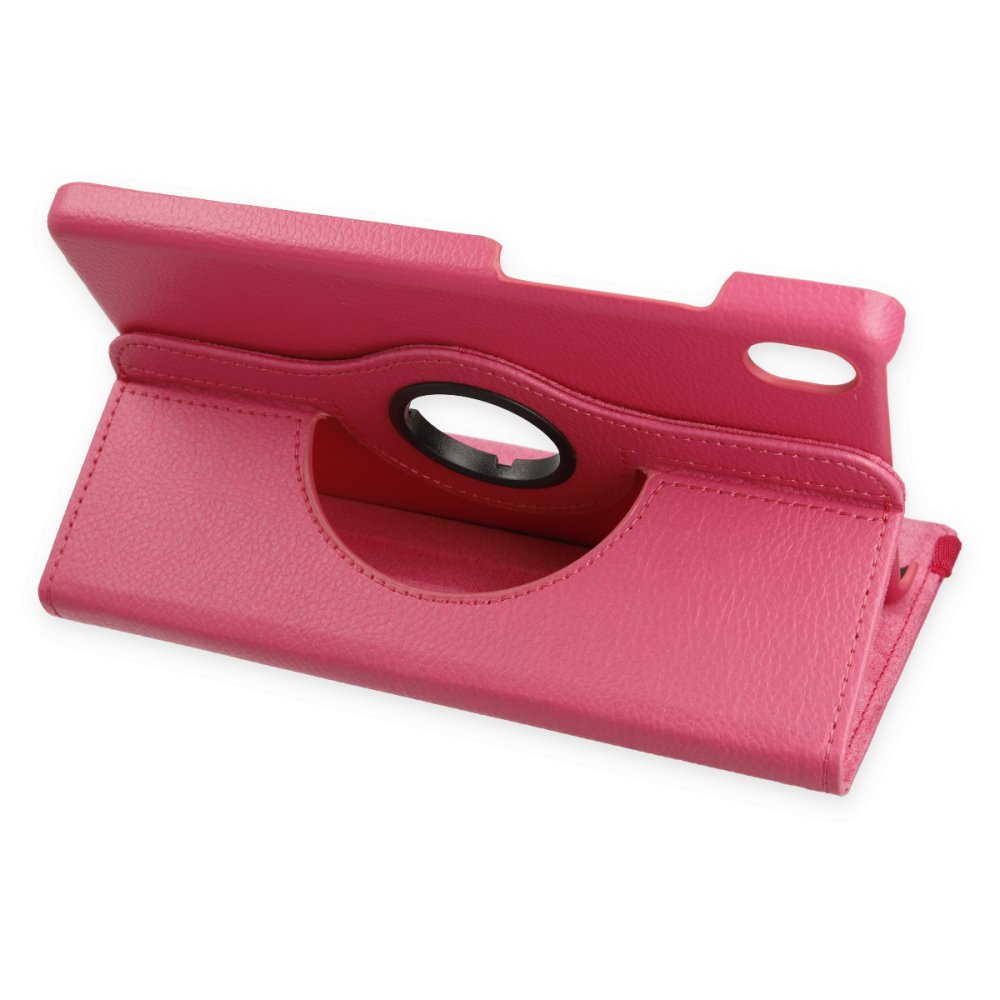  Lenovo Tab M8 Kılıf 360 Tablet Deri Kılıf - Pembe