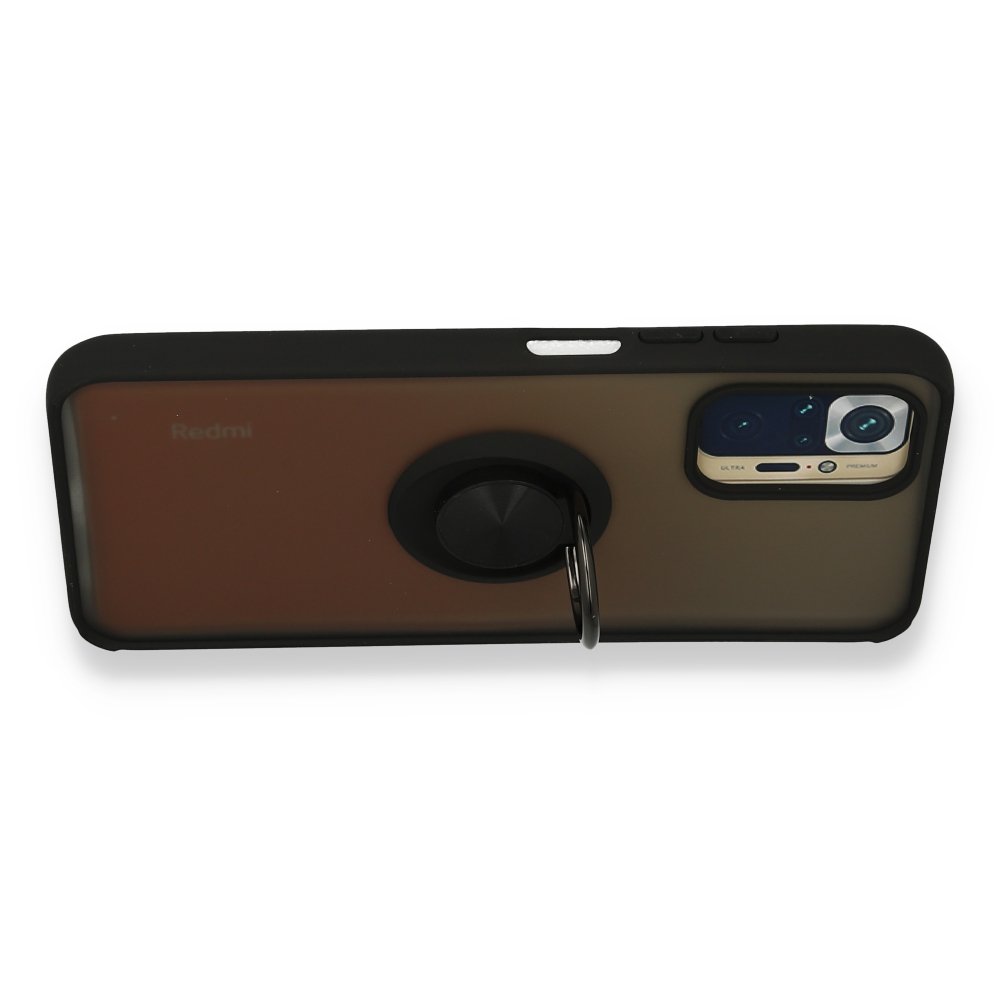 Xiaomi Poco M5s Kılıf Montreal Yüzüklü Silikon Kapak - Siyah  Xiaomi Poco M5s Kılıf Montreal Yüzüklü Silikon Kapak - Siyah