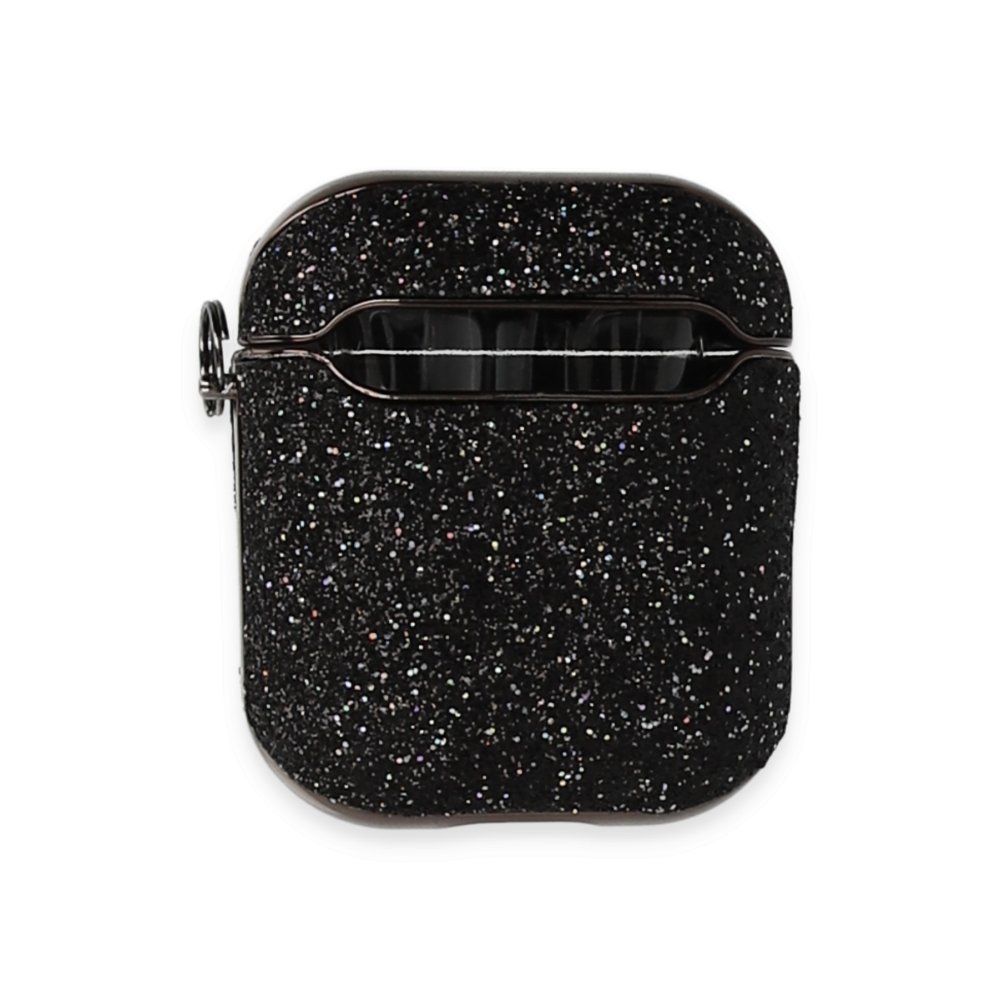  Airpods 2 (2.nesil) Spell Simli Kılıf - Siyah