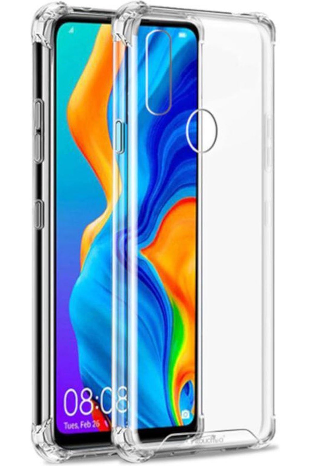  Huawei P40 Lite E Kılıf Olex Tpu Silikon - Şeffaf