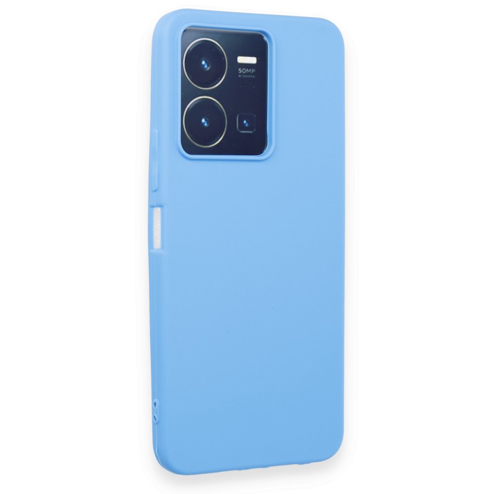  Vivo Y22S Kılıf First Silikon - Mavi