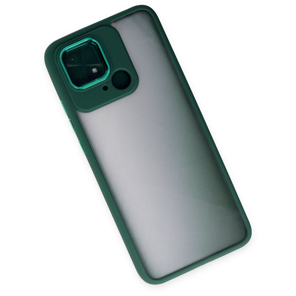Xiaomi Poco C40 Kılıf Dora Kapak - Haki Yeşil Xiaomi Poco C40 Kılıf Dora Kapak - Haki Yeşil