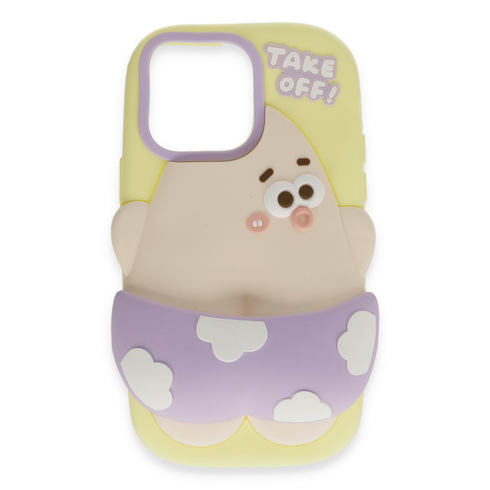  iPhone 14 Pro Kılıf Poky Karakter Silikon Kapak - Desen 5