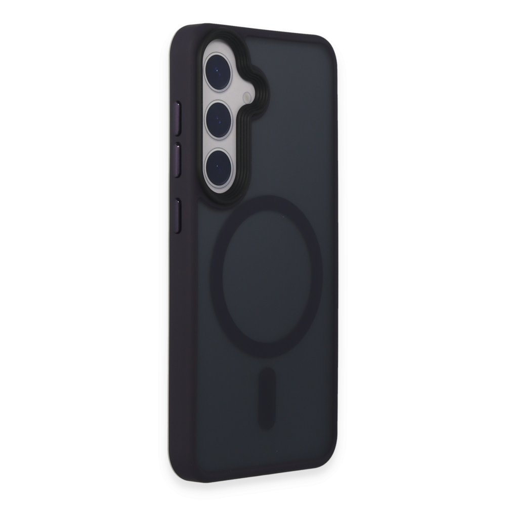  Samsung Galaxy S24 Kılıf Trex Magneticsafe Kapak - Derin Mor