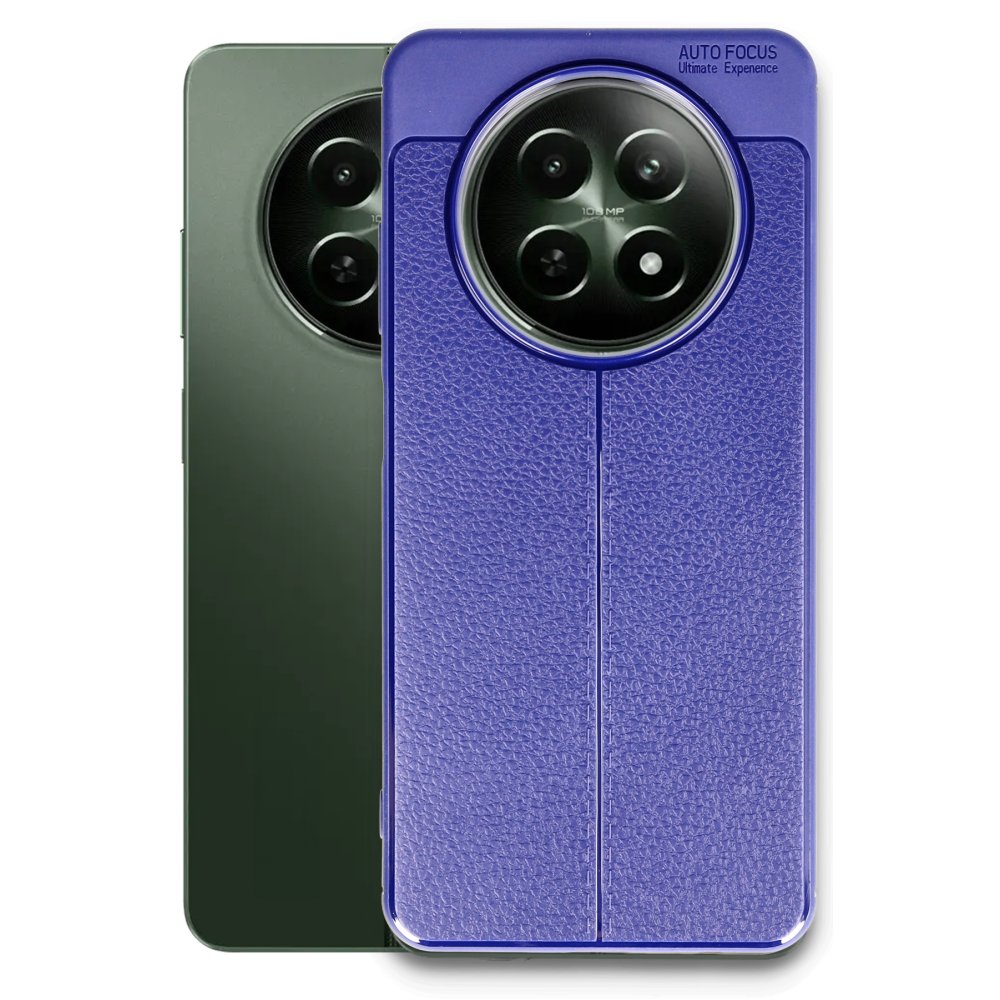 Realme 12 5G Kılıf Auto Focus Kapak - Lacivert Realme 12 5G Kılıf Auto Focus Kapak - Lacivert