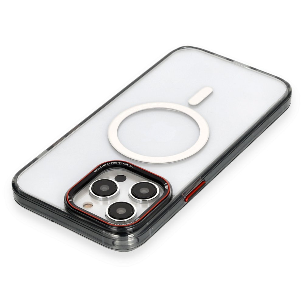 iPhone 14 Pro Kılıf Dinamik Magneticsafe Silikon - Siyah  iPhone 14 Pro Kılıf Dinamik Magneticsafe Silikon - Siyah