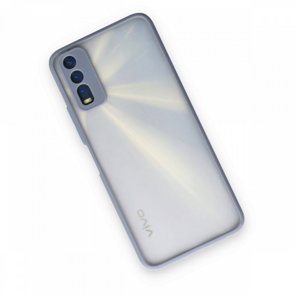  Vivo Y11S Kılıf Montreal Silikon Kapak - Gri