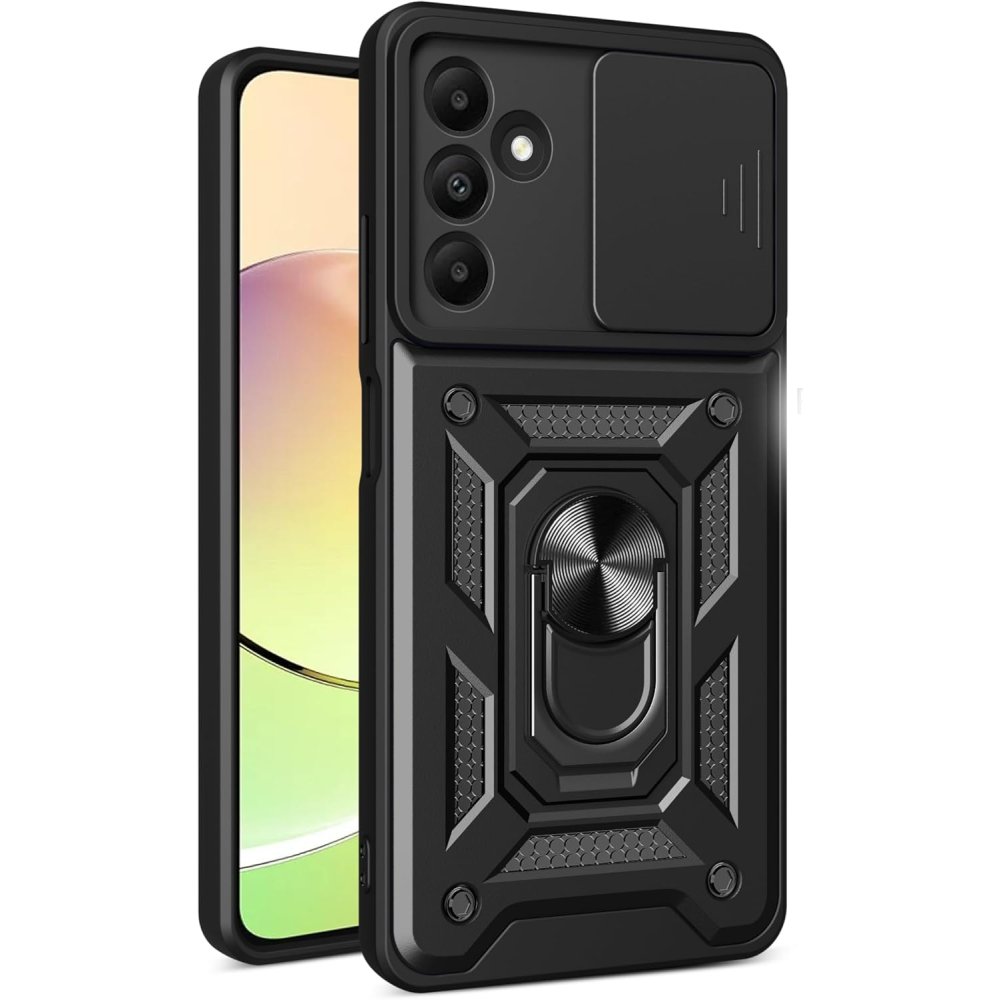 Samsung Galaxy M15 Kılıf Pars Lens Yüzüklü Silikon - Siyah Samsung Galaxy M15 Kılıf Pars Lens Yüzüklü Silikon - Siyah