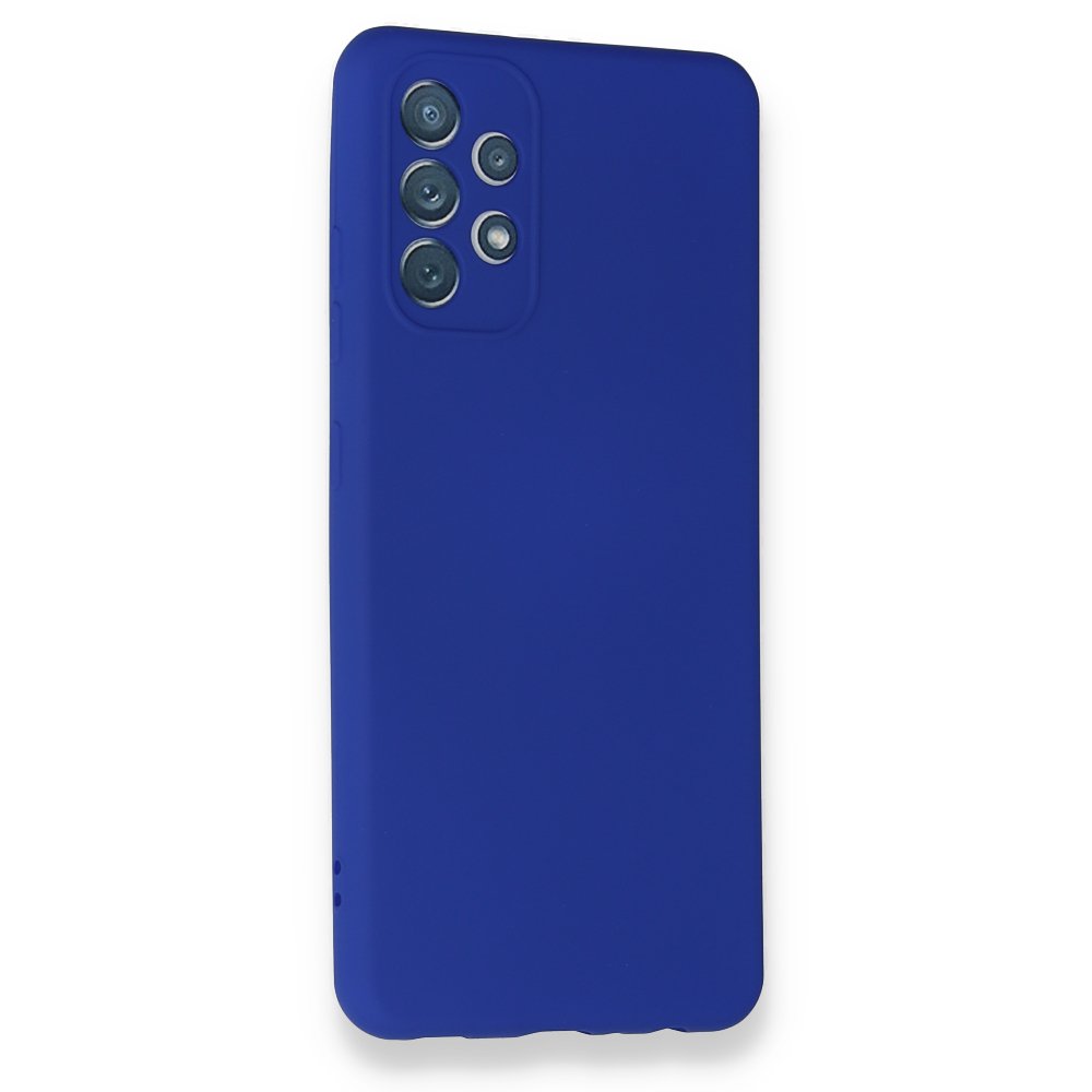  Samsung Galaxy A32 Kılıf First Silikon - Lacivert