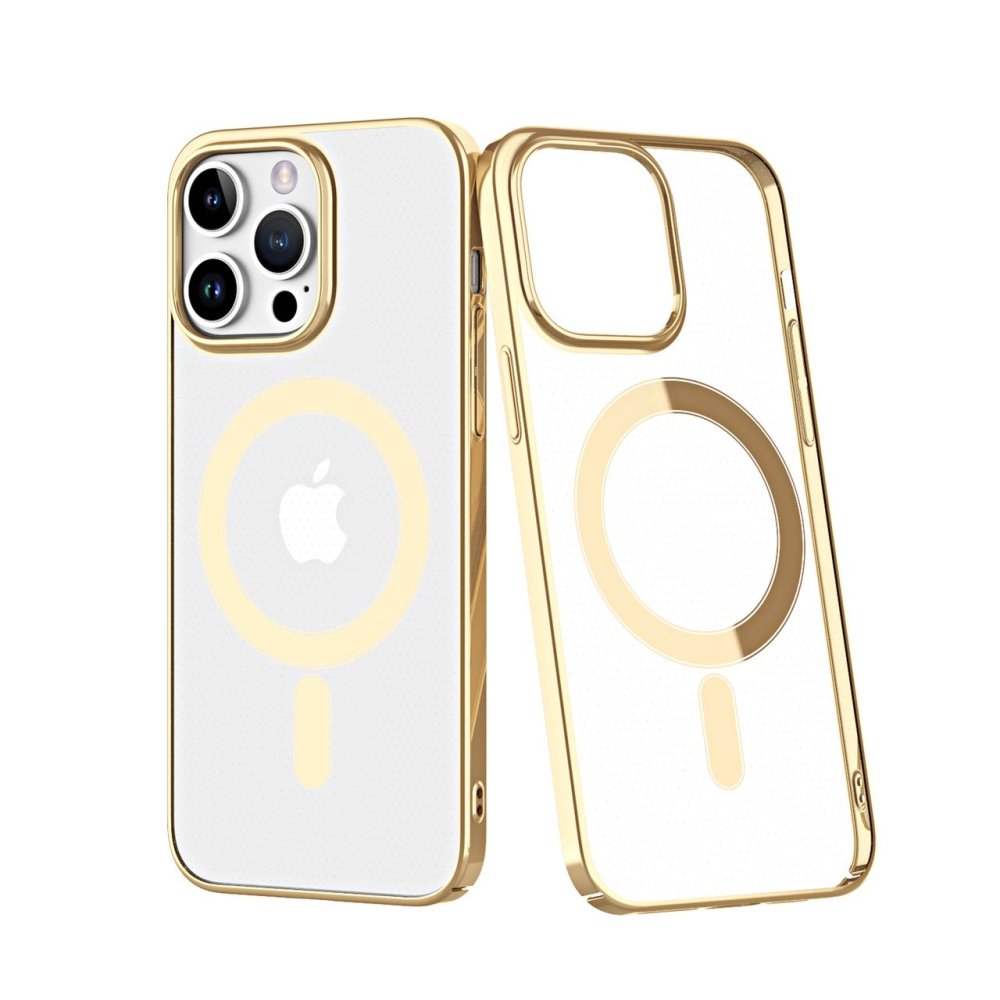 iPhone 14 Pro Kılıf Element Magneticsafe Sert Kapak - Gold  iPhone 14 Pro Kılıf Element Magneticsafe Sert Kapak - Gold