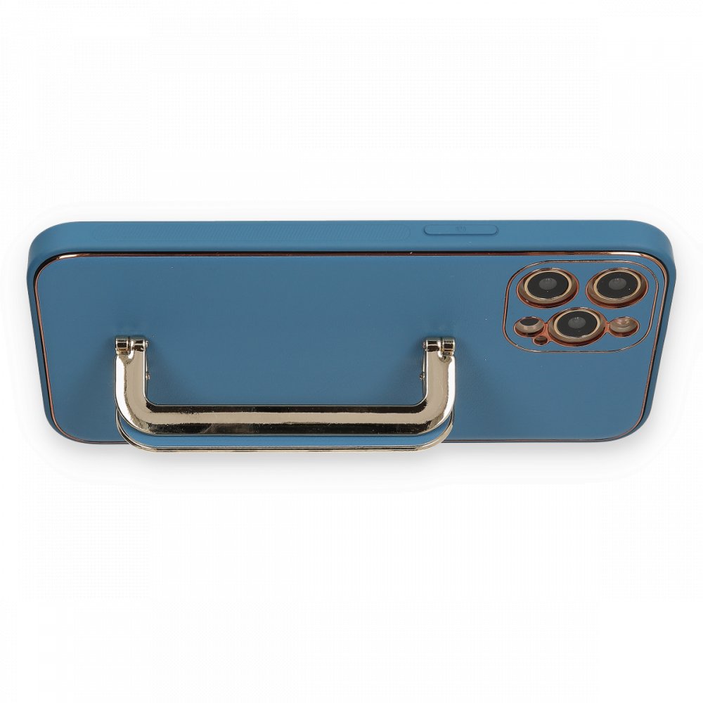  iPhone 12 Pro Max Kılıf Coco Elit Kapak - Mavi