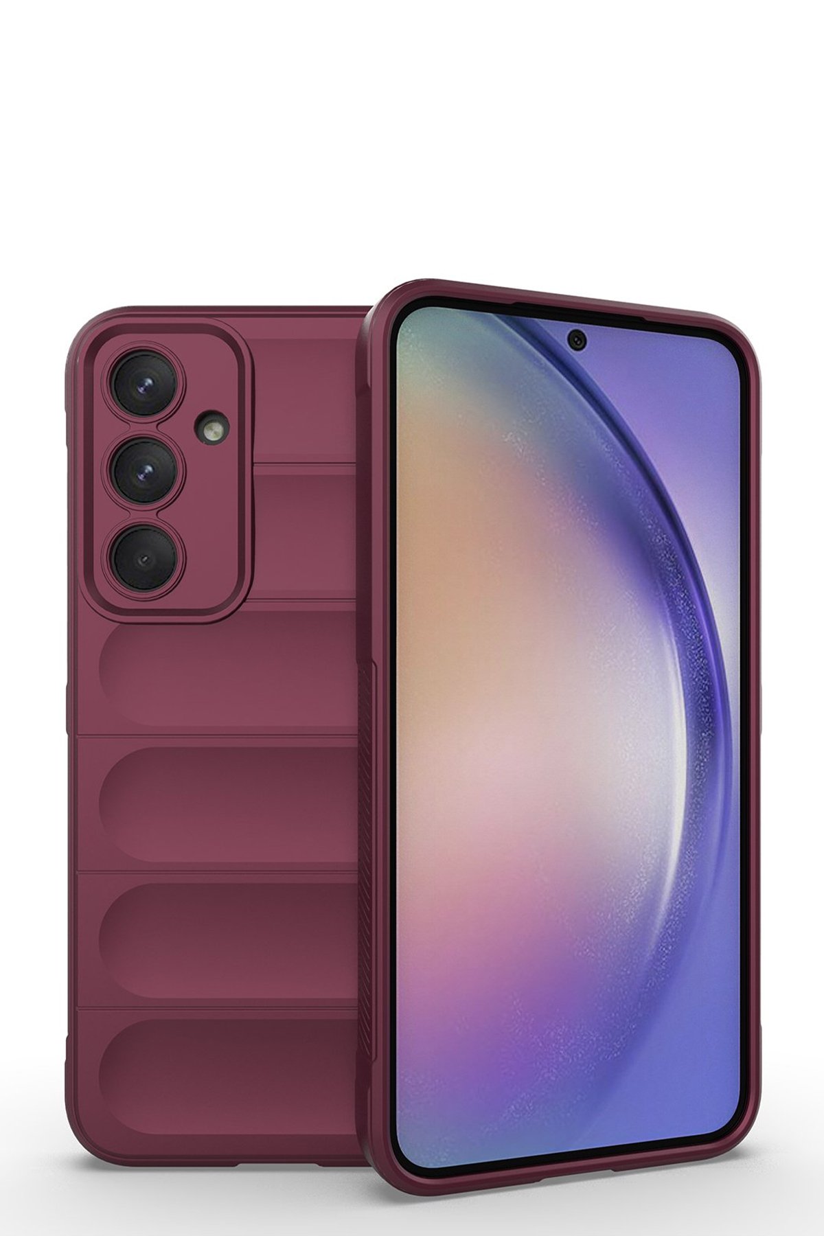  Samsung Galaxy M14 5G Kılıf Optimum Silikon - Bordo