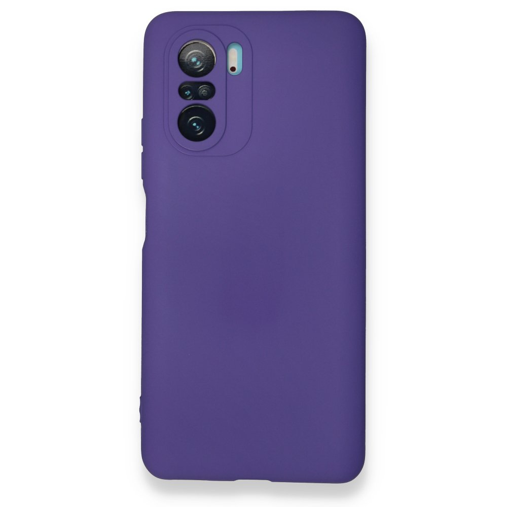 Redmi K40 Kılıf Nano içi Kadife Silikon - Mor