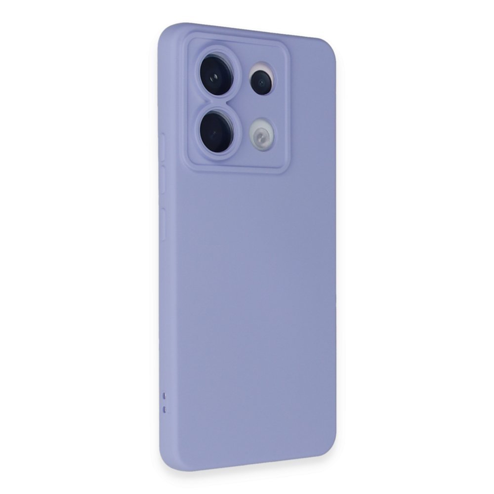 Redmi Note 13 Pro 5G Kılıf Nano içi Kadife Silikon - Lila