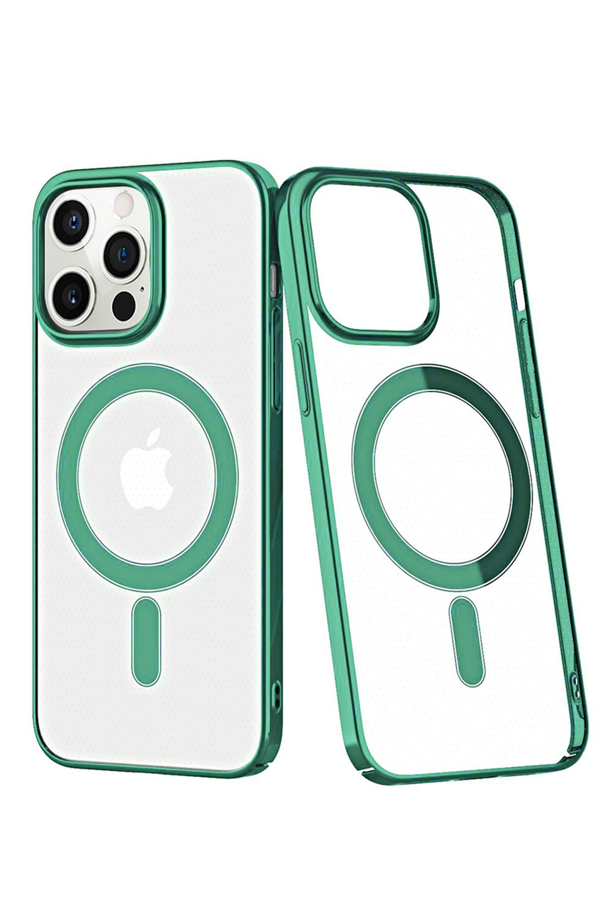  iPhone 12 Pro Max Kılıf Element Magneticsafe Sert Kapak - Köknar Yeşili