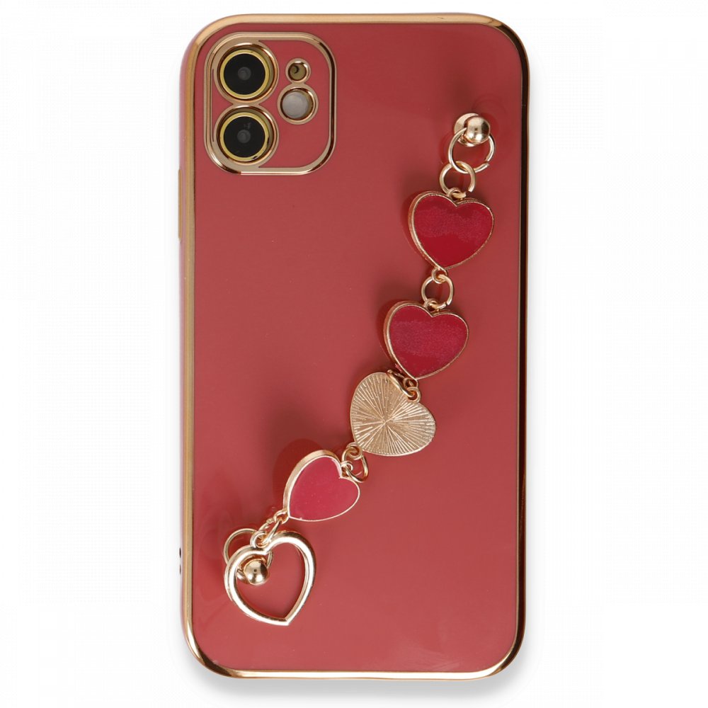  iPhone 11 Kılıf Esila Silikon - Kırmızı