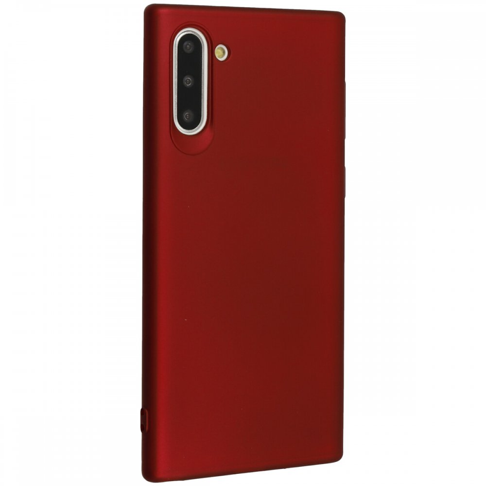  Samsung Galaxy Note 10 Kılıf First Silikon - Bordo