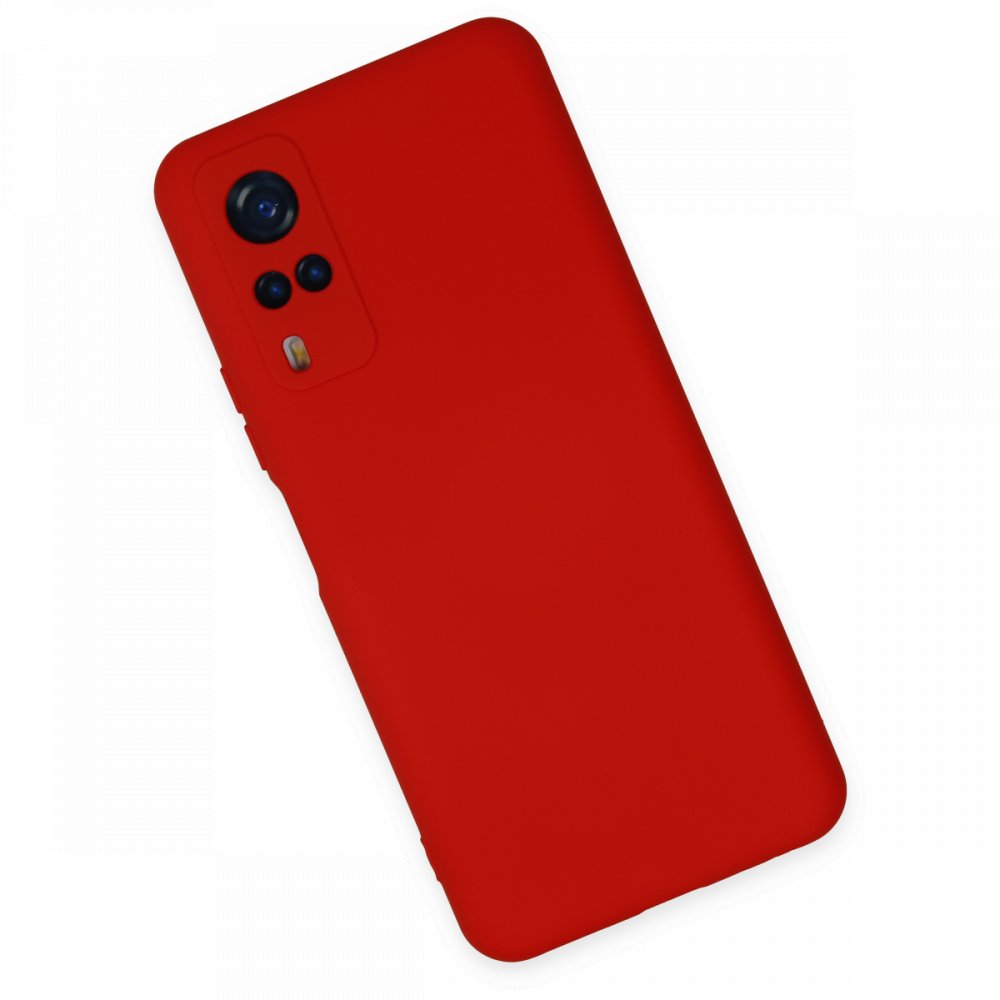  Vivo Y51 Kılıf Nano içi Kadife Silikon - Kırmızı