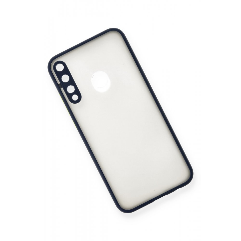 Huawei P40 Lite E Kılıf Montreal Silikon Kapak - Lacivert  Huawei P40 Lite E Kılıf Montreal Silikon Kapak - Lacivert