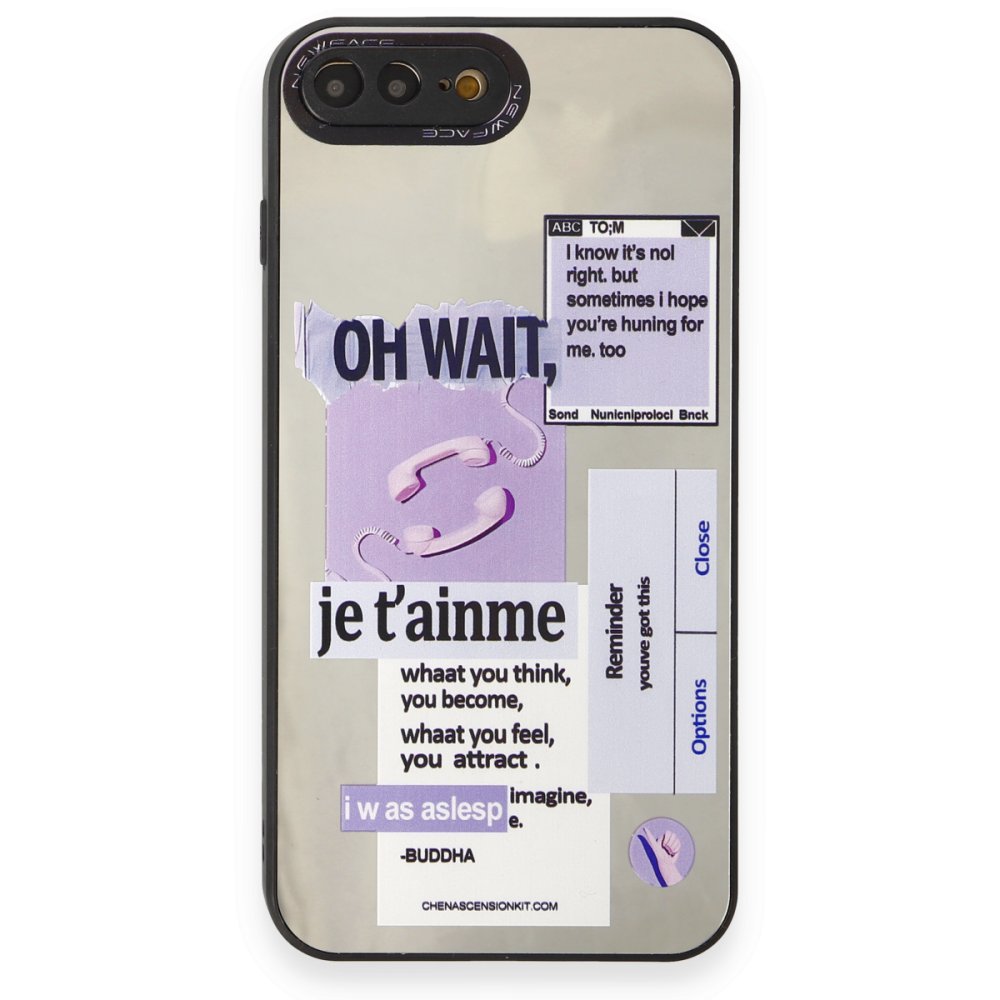  iPhone 8 Plus Kılıf Mirror Desenli Kapak - Mirror - 4