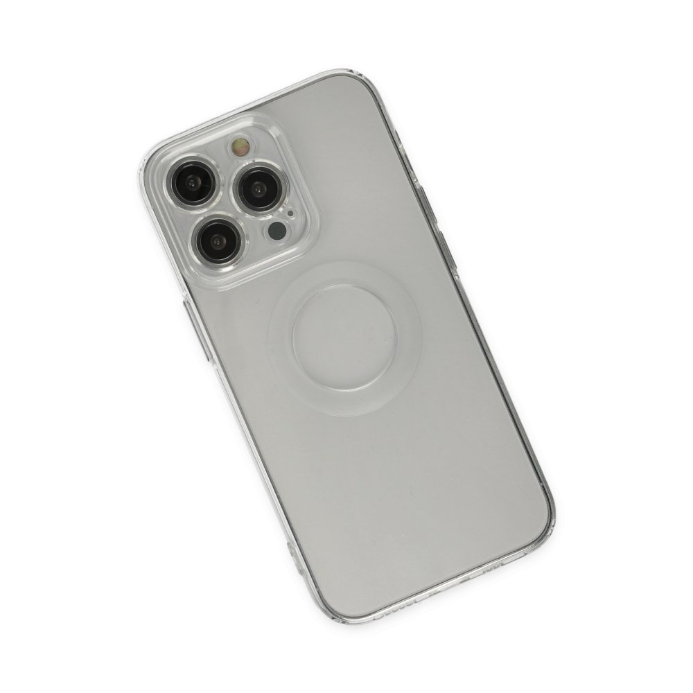  iPhone 13 Pro Kılıf Santa Lens Silikon - Şeffaf