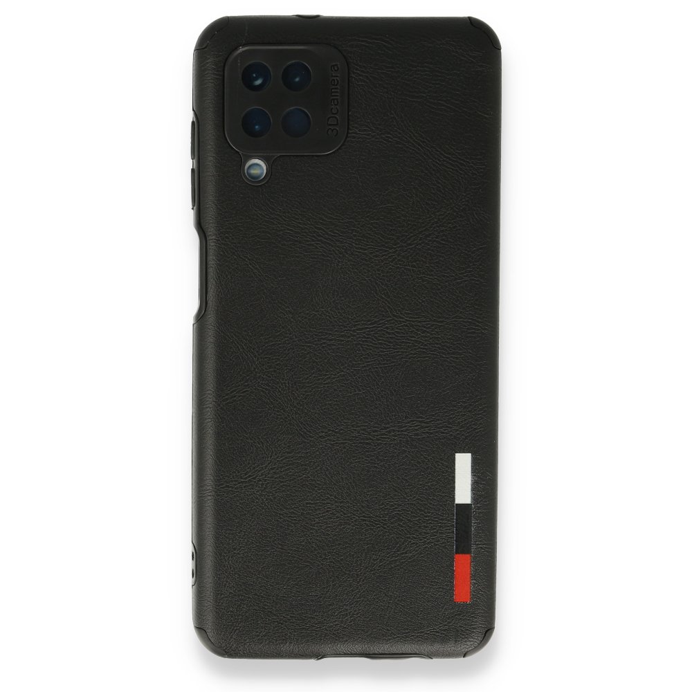 Samsung Galaxy A12 Kılıf Loop Deri Silikon - Siyah