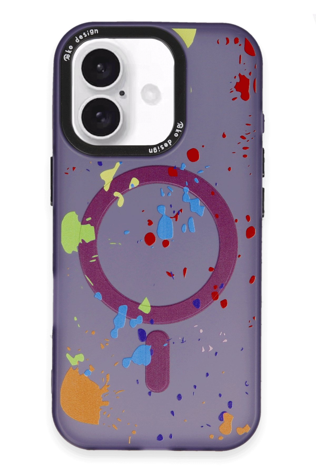 Joko iPhone 16 Colorful Magsafe Kapak - Derin Mor
