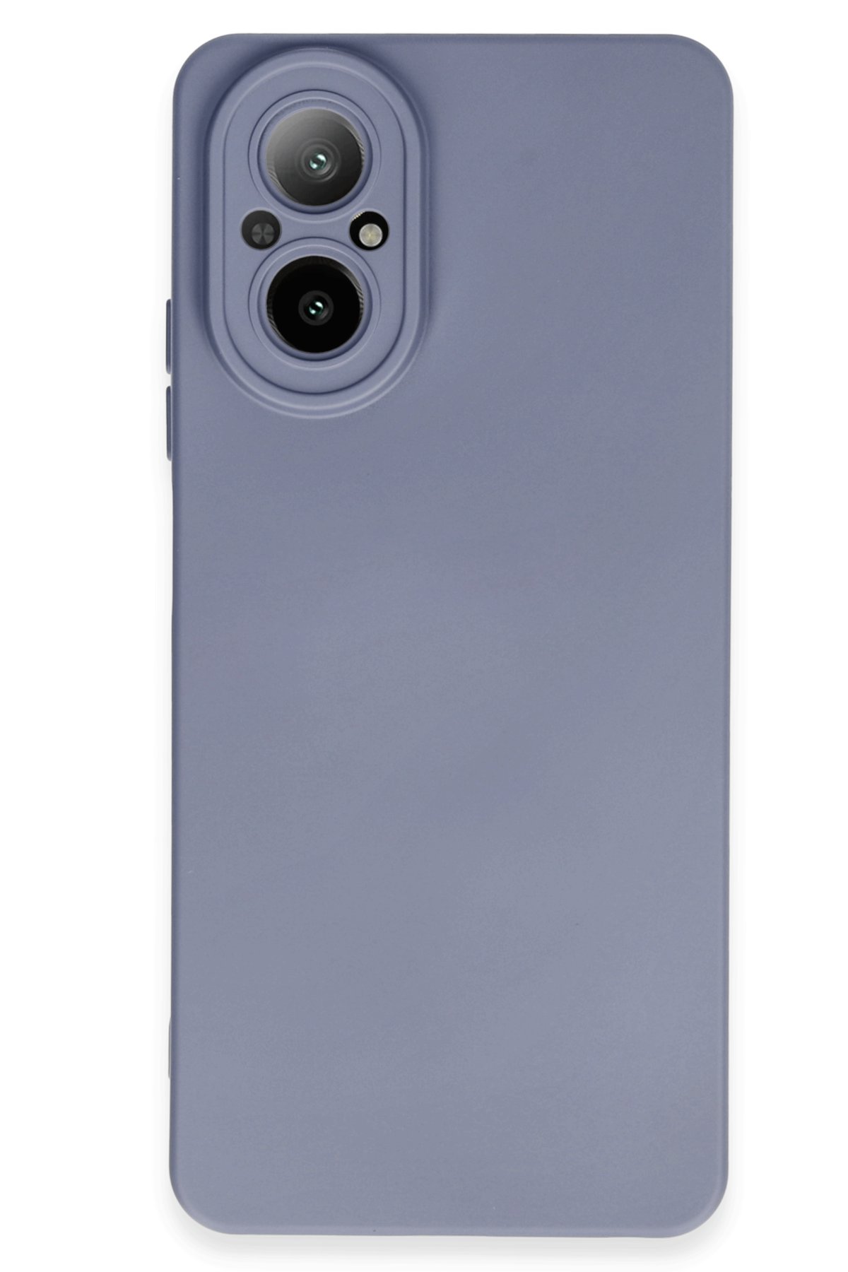 Realme 12 Lite Kılıf Nano içi Kadife Silikon - Gri  Realme 12 Lite Kılıf Nano içi Kadife Silikon - Gri