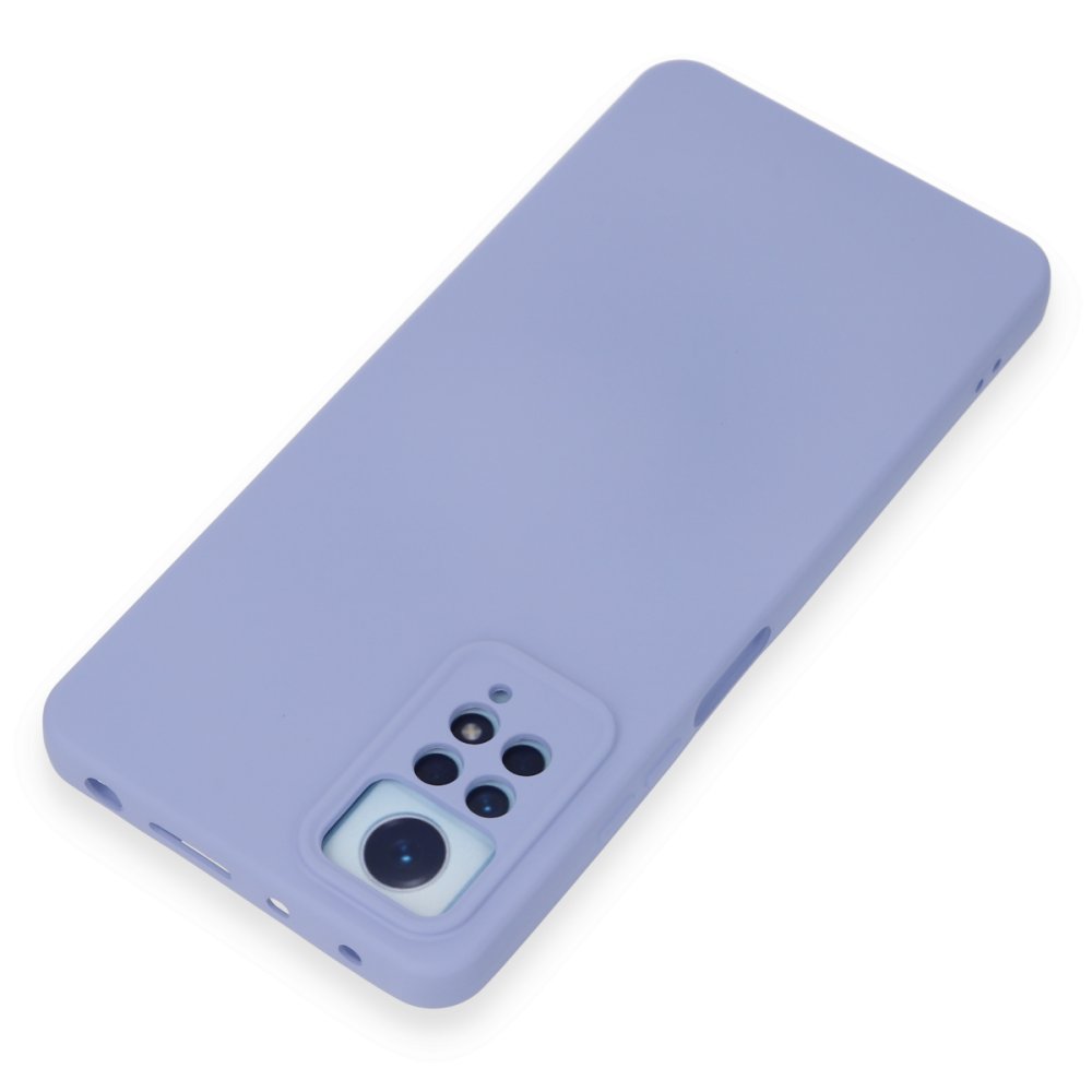 Redmi Note 12 Pro 4G Kılıf Nano içi Kadife Silikon - Lila