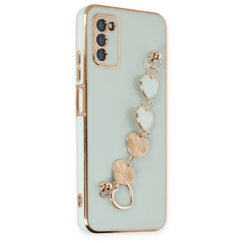  Samsung Galaxy A03S Kılıf Esila Silikon - Su Yeşili