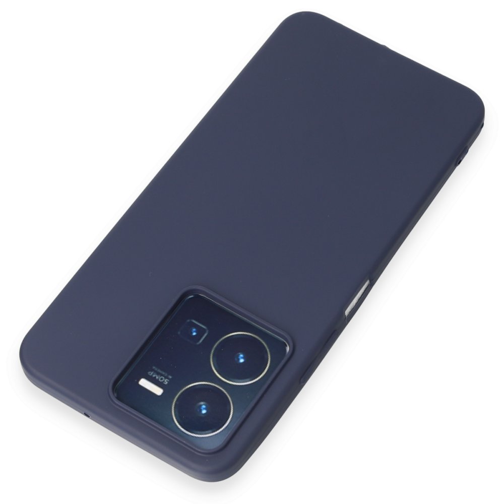 Vivo Y35 Kılıf First Silikon - Lacivert