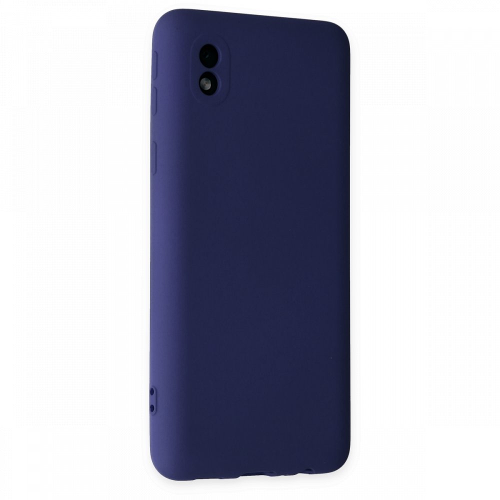  Samsung Galaxy A01 Core Kılıf Nano içi Kadife Silikon - Lacivert