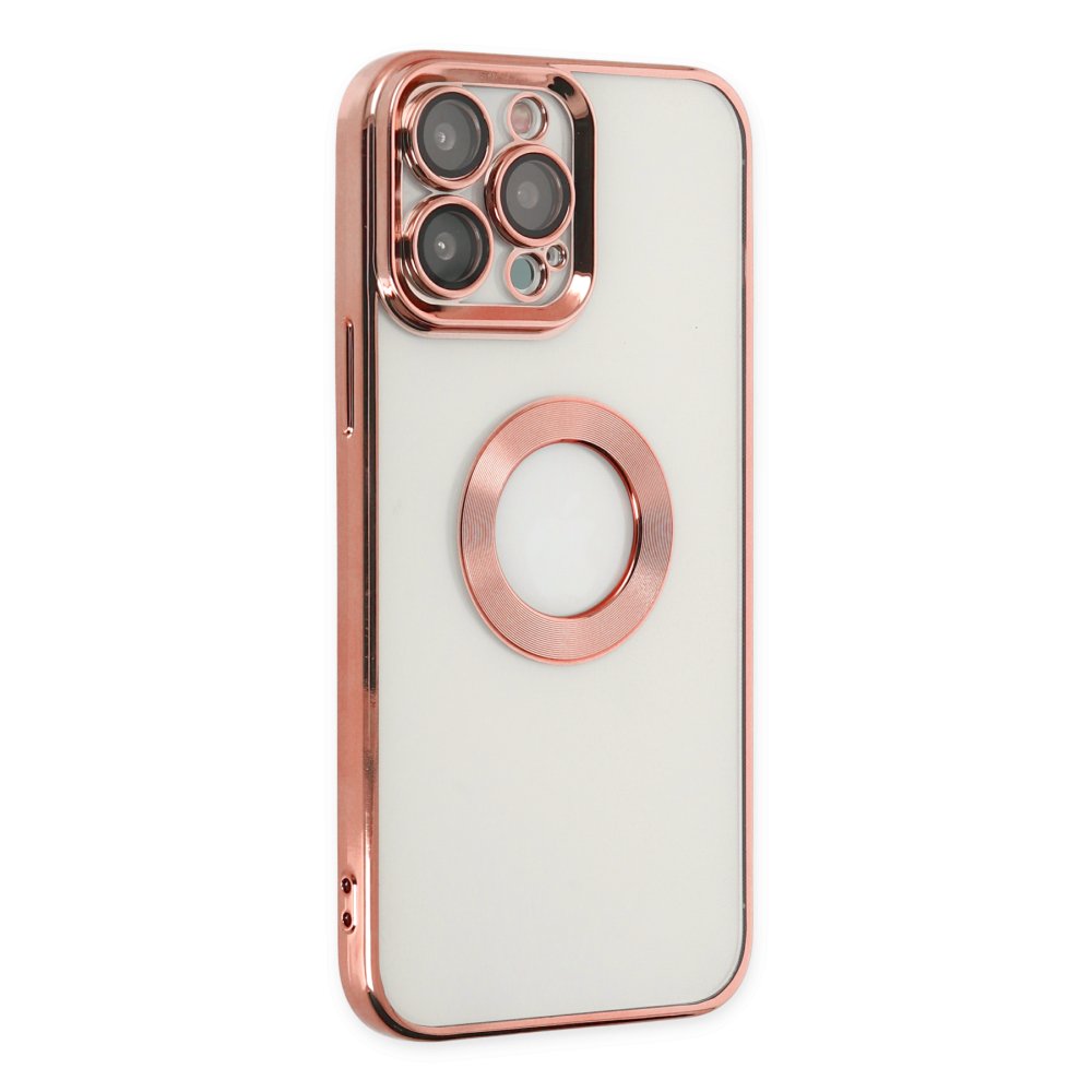  iPhone 13 Pro Kılıf Slot Silikon - Rose Gold