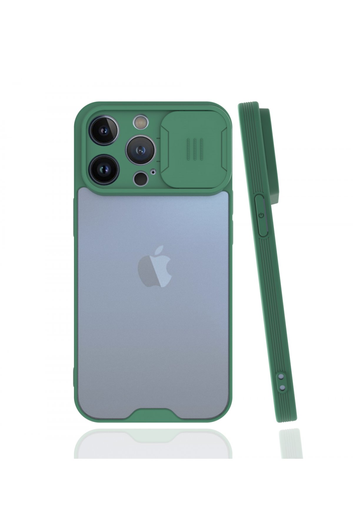 iPhone 13 Pro Max Kılıf Platin Kamera Koruma Silikon - Yeşil iPhone 13 Pro Max Kılıf Platin Kamera Koruma Silikon - Yeşil