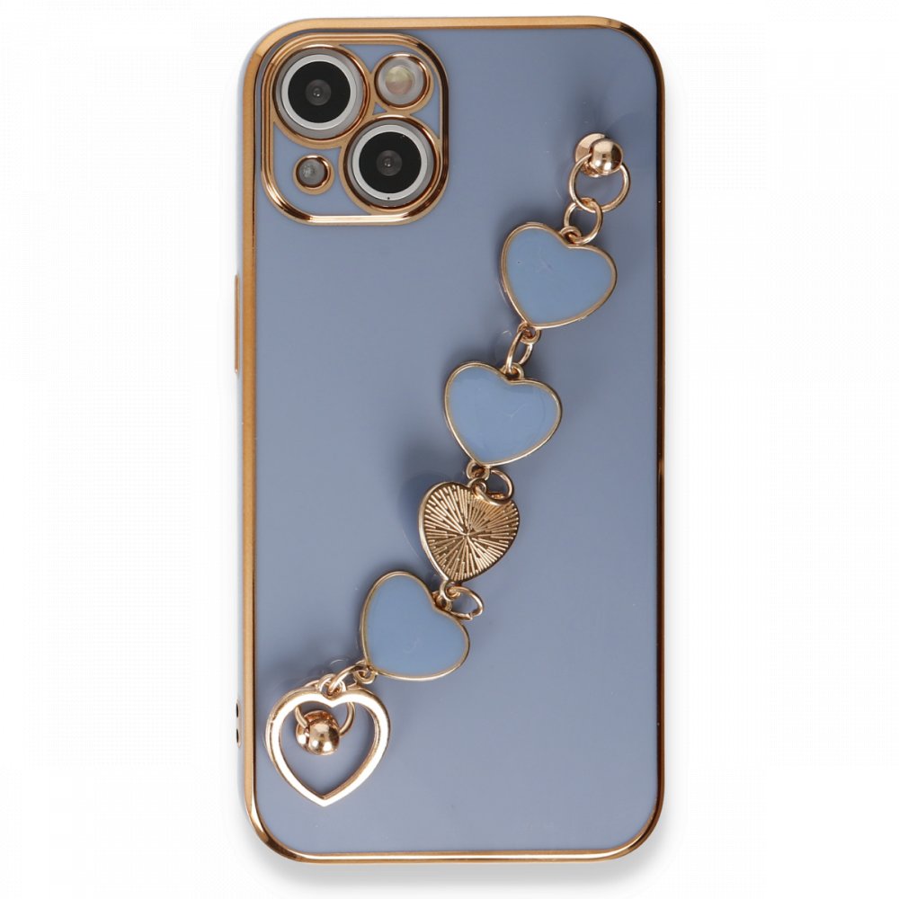  iPhone 13 Kılıf Esila Silikon - Gri