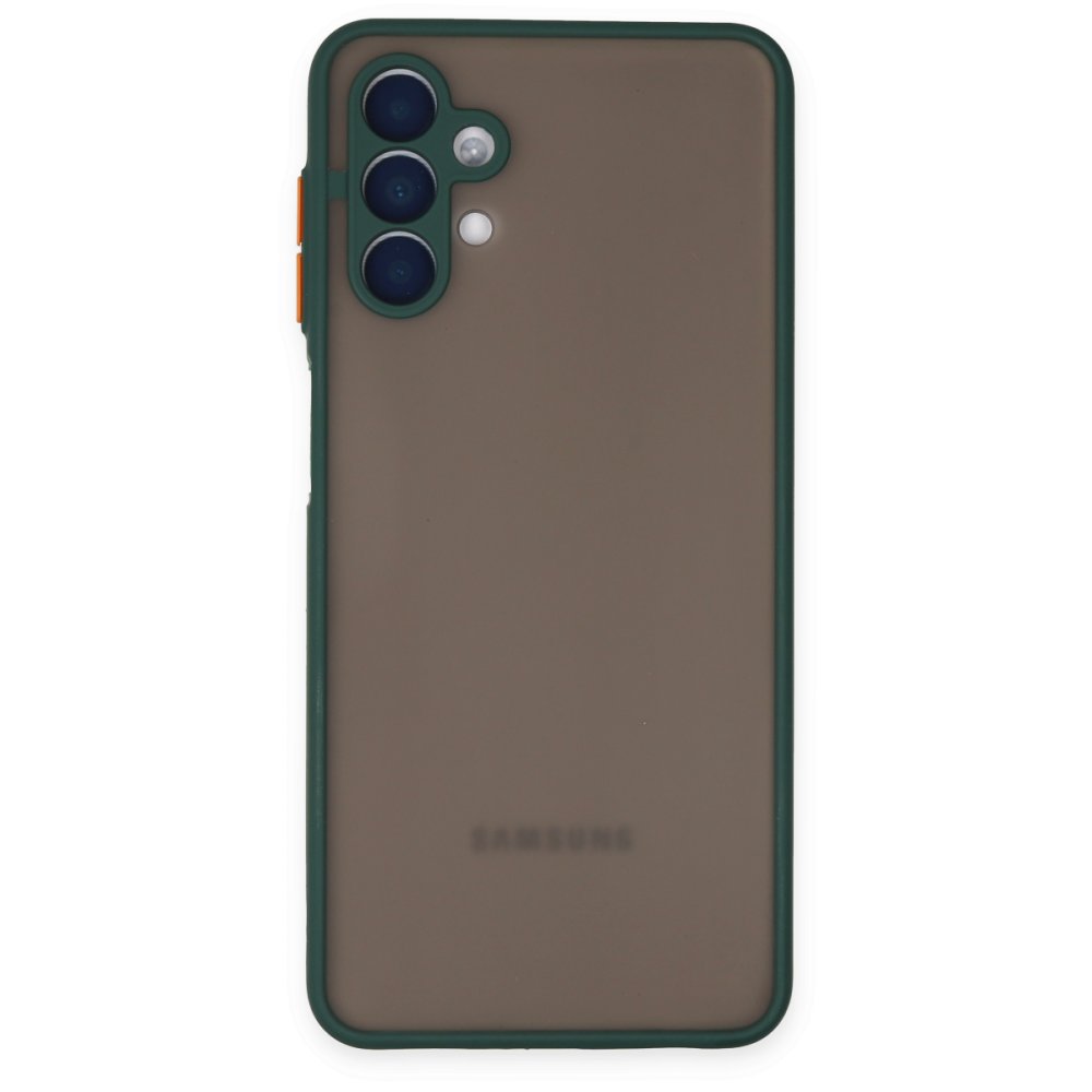  Samsung Galaxy A04S Kılıf Montreal Silikon Kapak - Yeşil