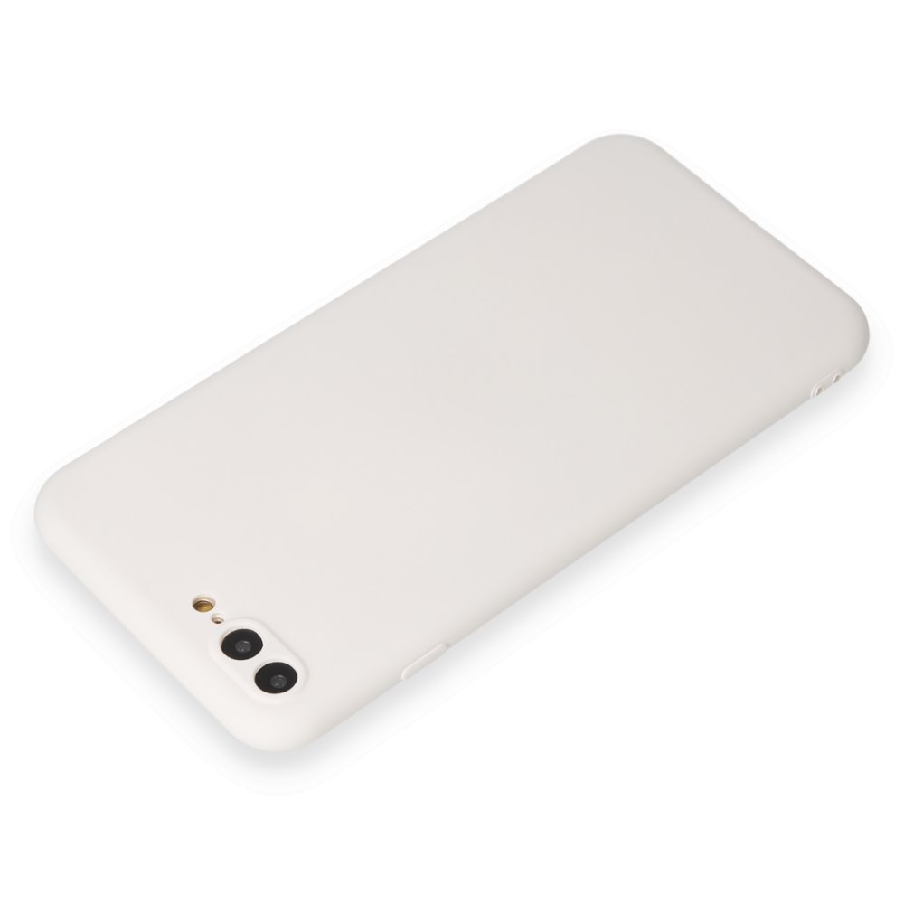  iPhone 8 Plus Kılıf First Silikon - Beyaz