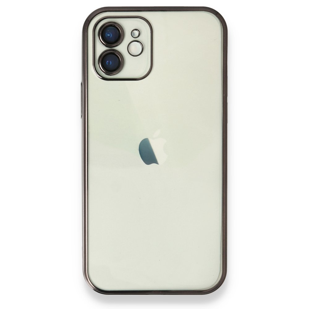 iPhone 12 Kılıf Razer Lensli Silikon - Siyah iPhone 12 Kılıf Razer Lensli Silikon - Siyah