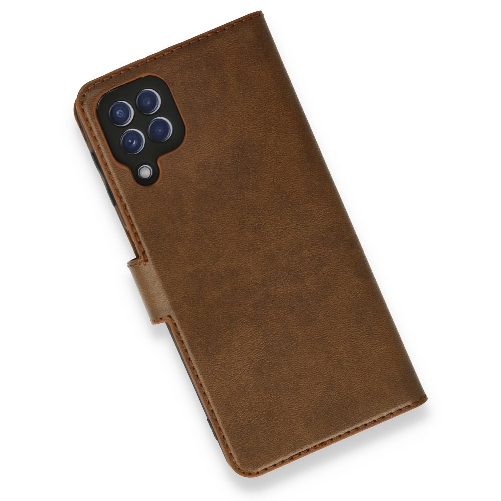 Samsung Galaxy M22 Kılıf Trend S Plus Kapaklı Kılıf - Taba Samsung Galaxy M22 Kılıf Trend S Plus Kapaklı Kılıf - Taba
