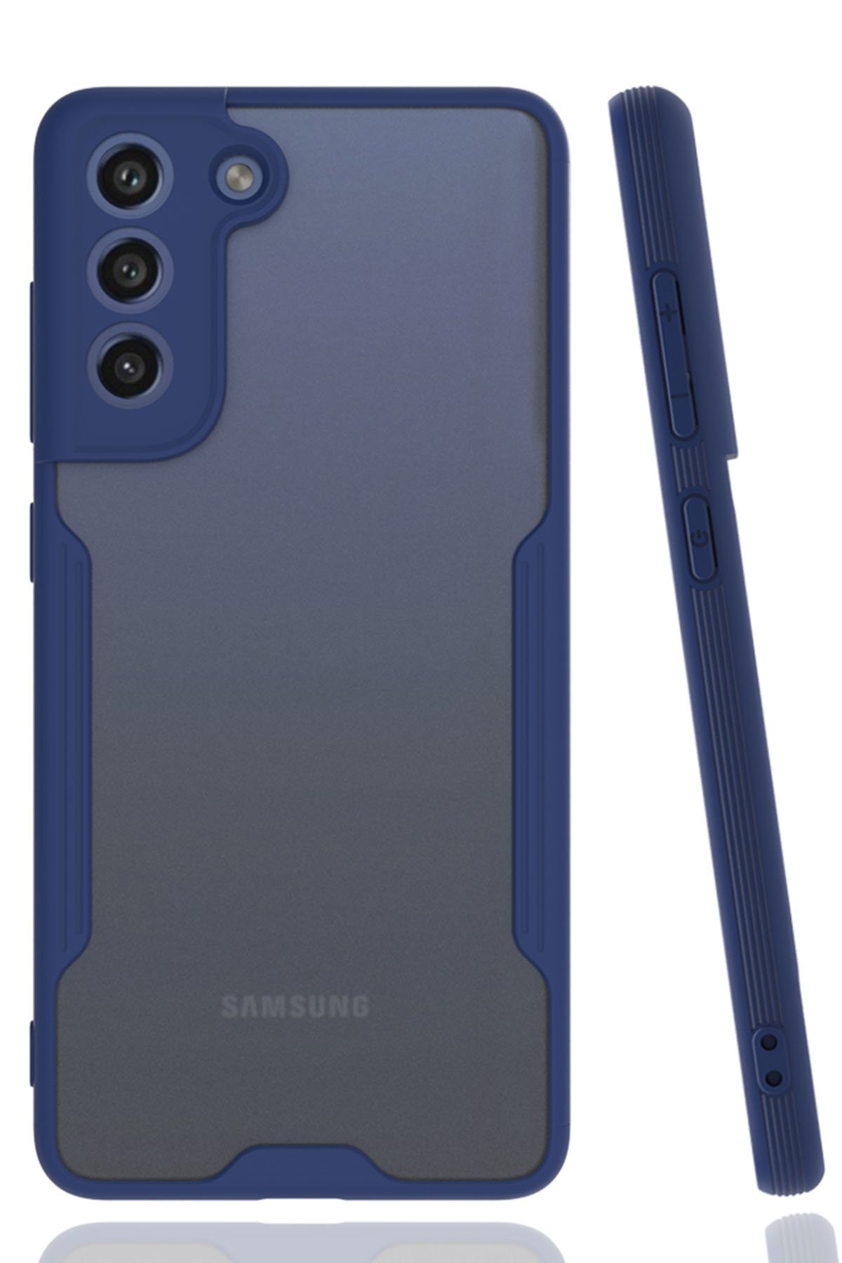 Samsung Galaxy S21 FE Kılıf Platin Silikon - Lacivert Samsung Galaxy S21 FE Kılıf Platin Silikon - Lacivert