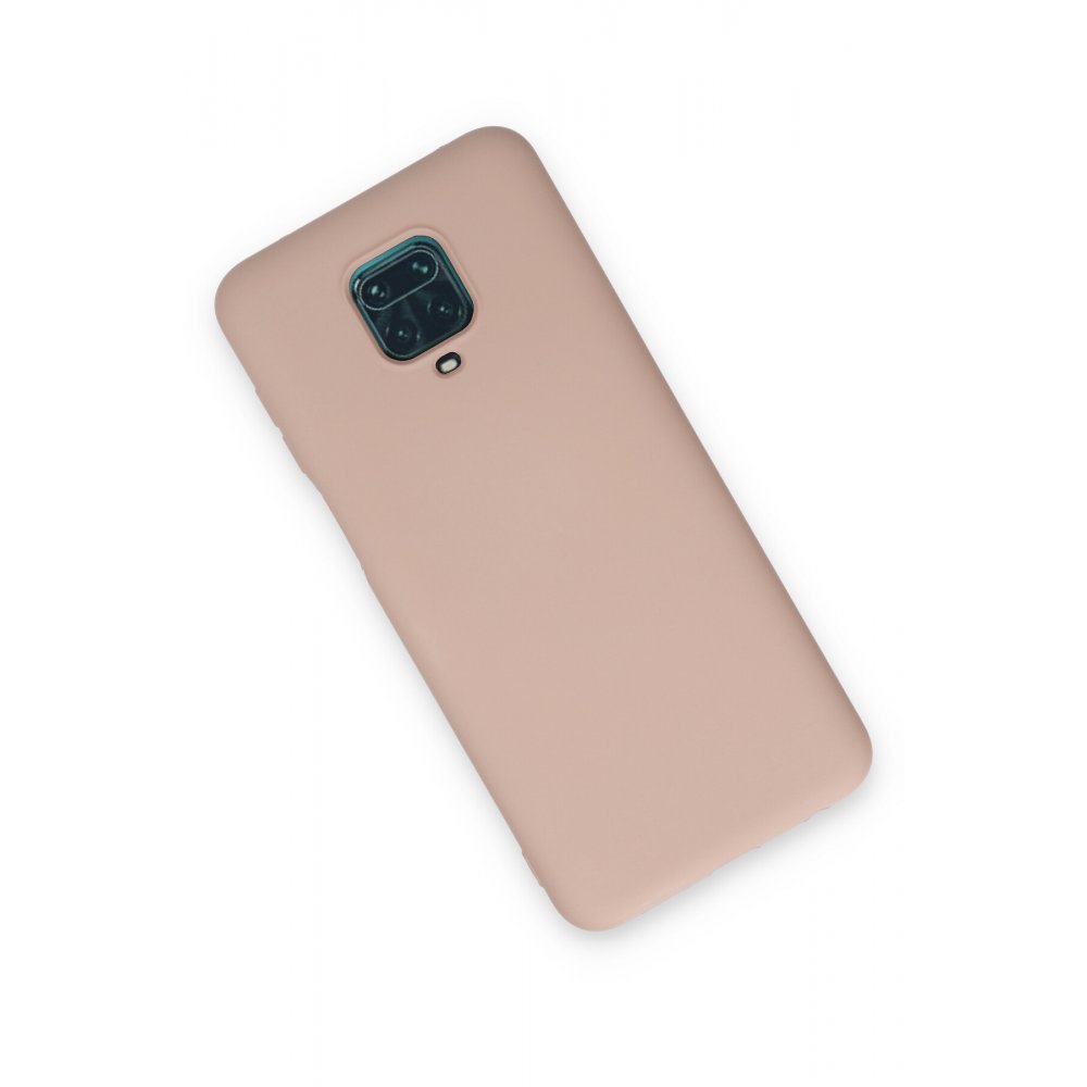 Redmi Note 9 Pro Kılıf Nano içi Kadife Silikon - Pudra Redmi Note 9 Pro Kılıf Nano içi Kadife Silikon - Pudra