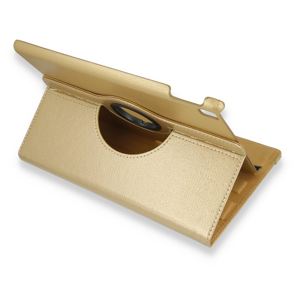  iPad Pro 10.5 Kılıf 360 Tablet Deri Kılıf - Gold