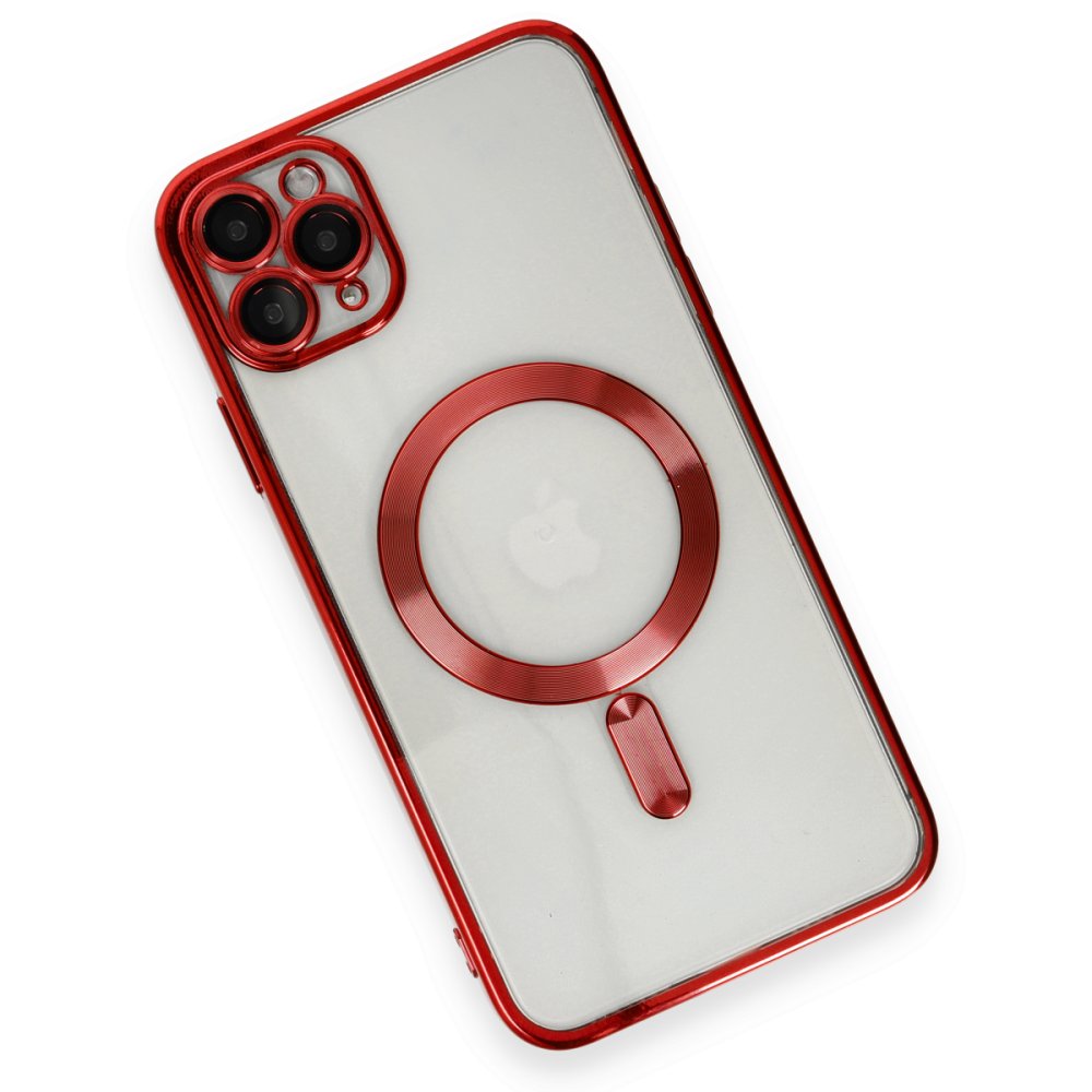 iPhone 11 Pro Max Kılıf Kross Magneticsafe Kapak - Kırmızı iPhone 11 Pro Max Kılıf Kross Magneticsafe Kapak - Kırmızı