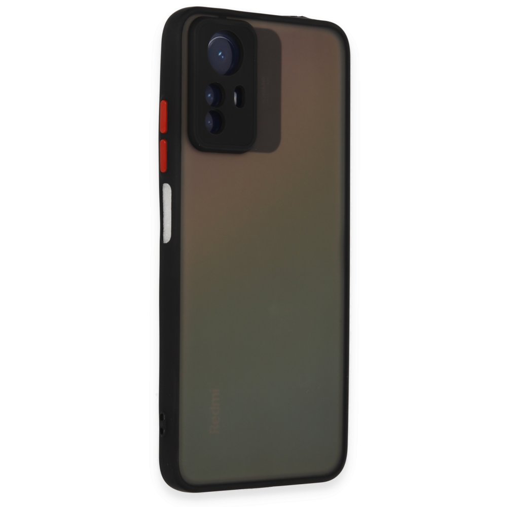 Redmi Note 12S Kılıf Montreal Silikon Kapak - Siyah Redmi Note 12S Kılıf Montreal Silikon Kapak - Siyah