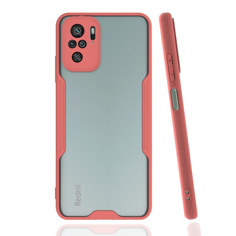 Redmi Note 10S Kılıf Platin Silikon - Pembe