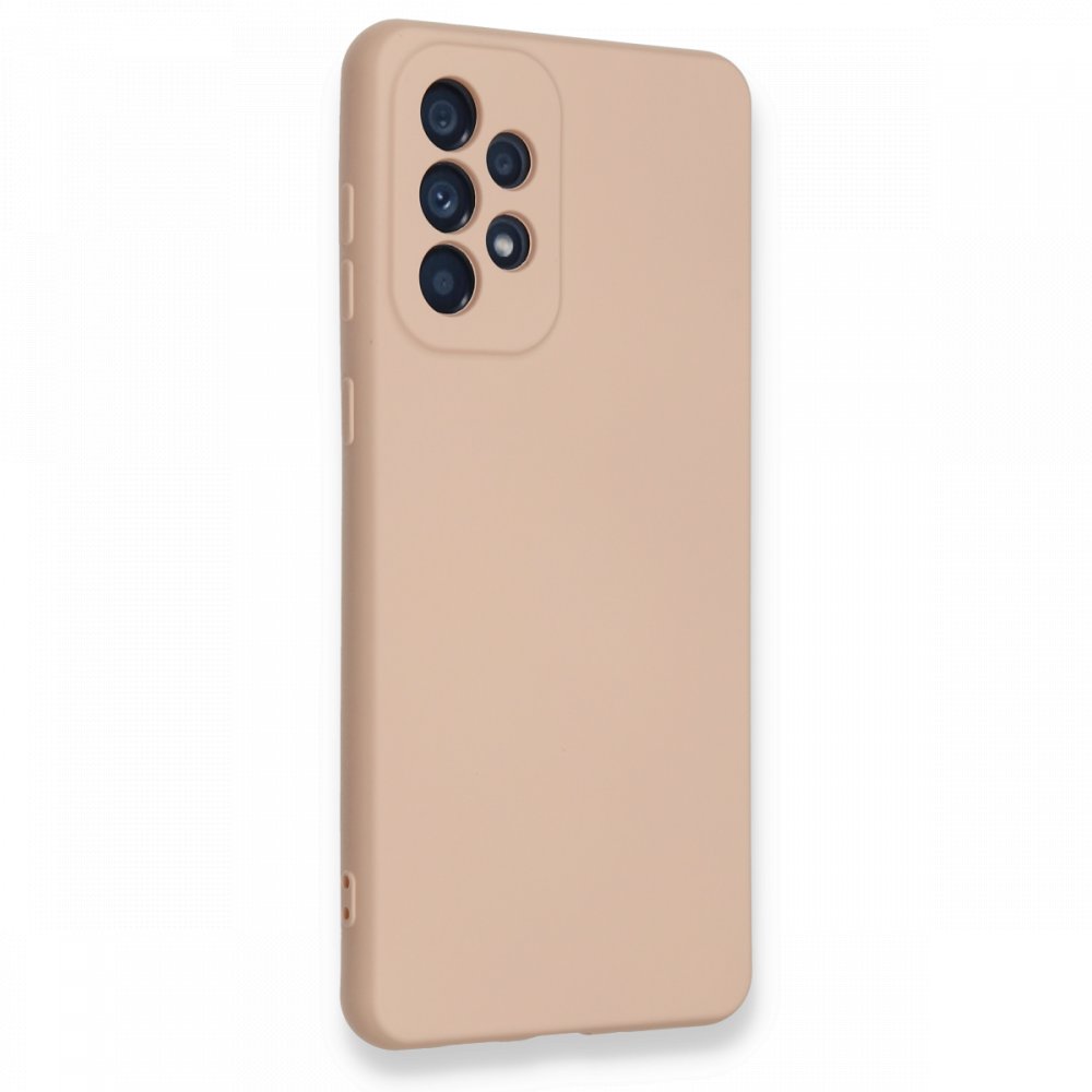  Samsung Galaxy A33 5G Kılıf Nano içi Kadife Silikon - Pudra