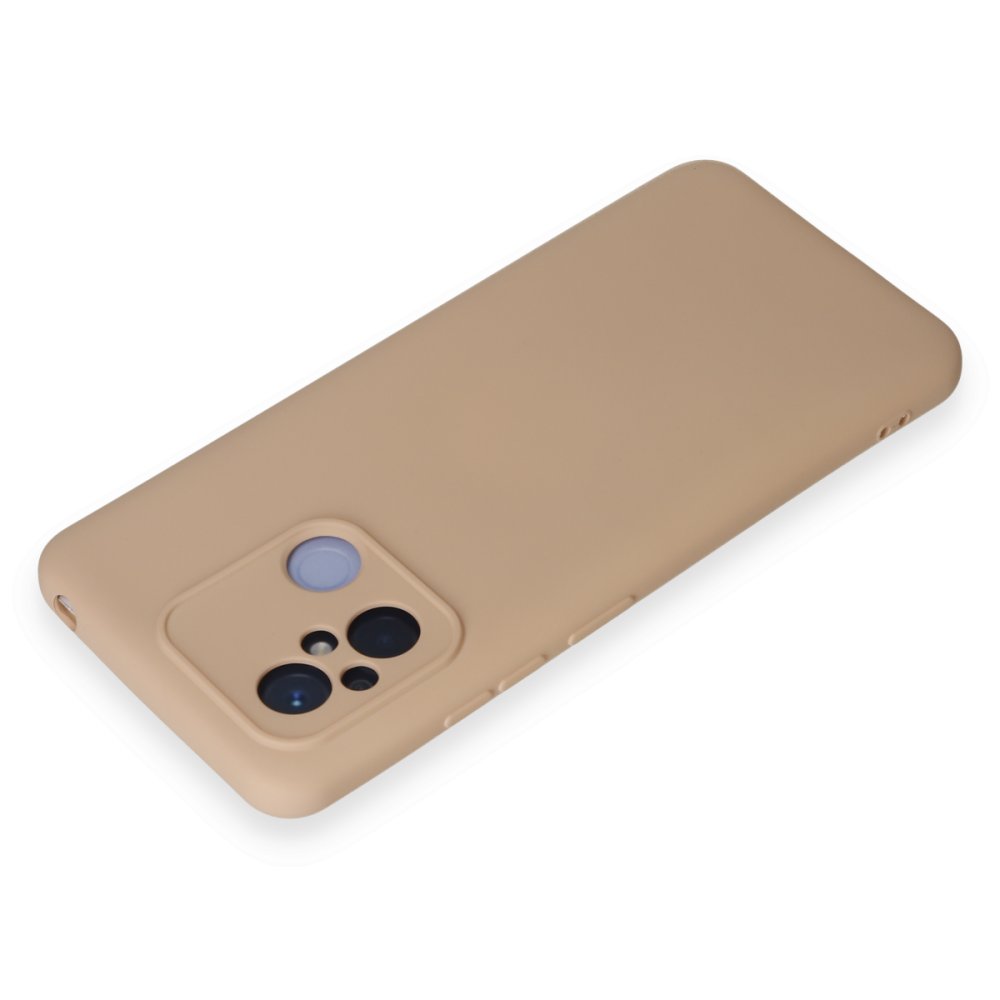 Redmi 12C Kılıf Nano içi Kadife Silikon - Pudra